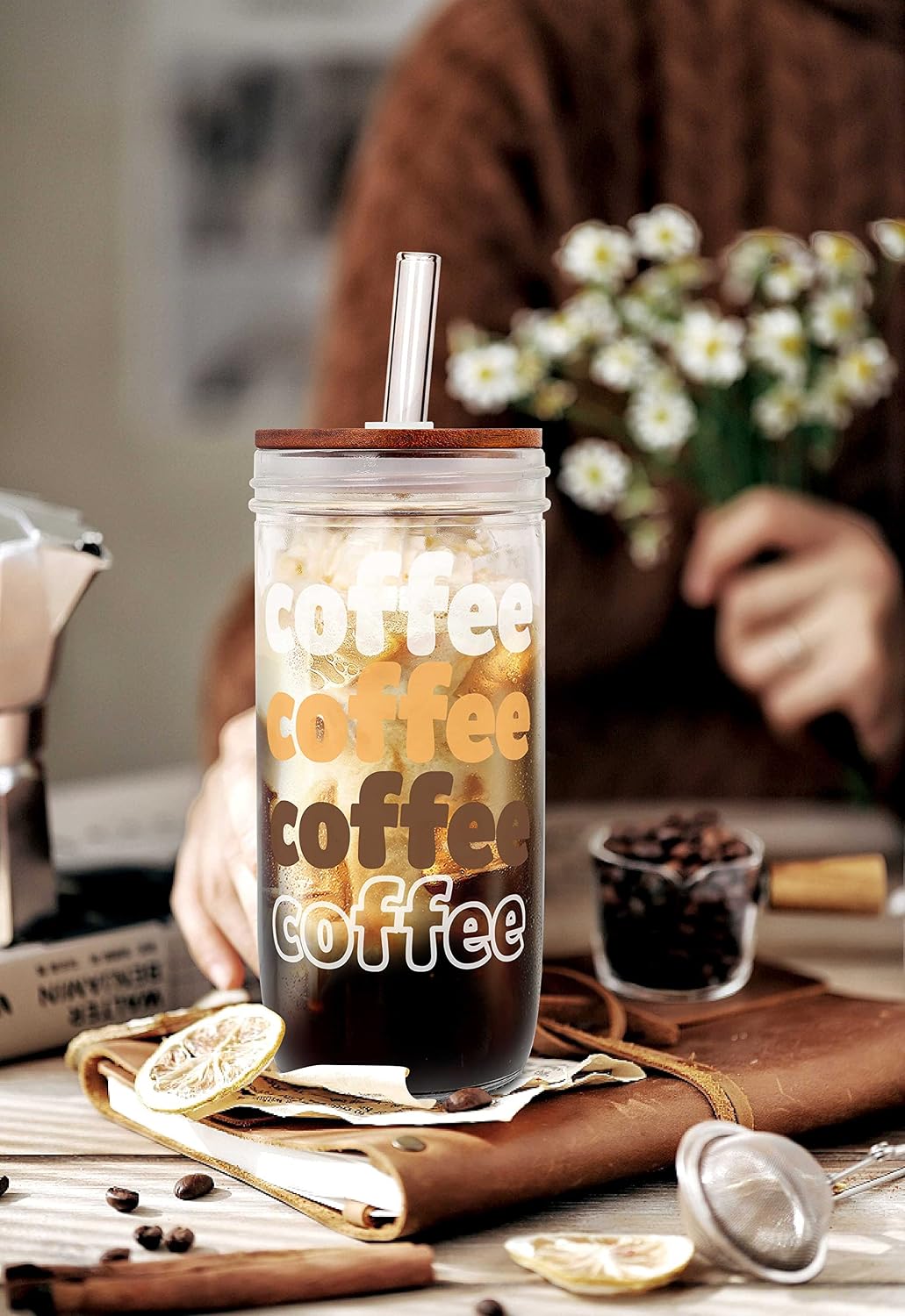 Bamboo Mason Jar - 24 oz product image 10