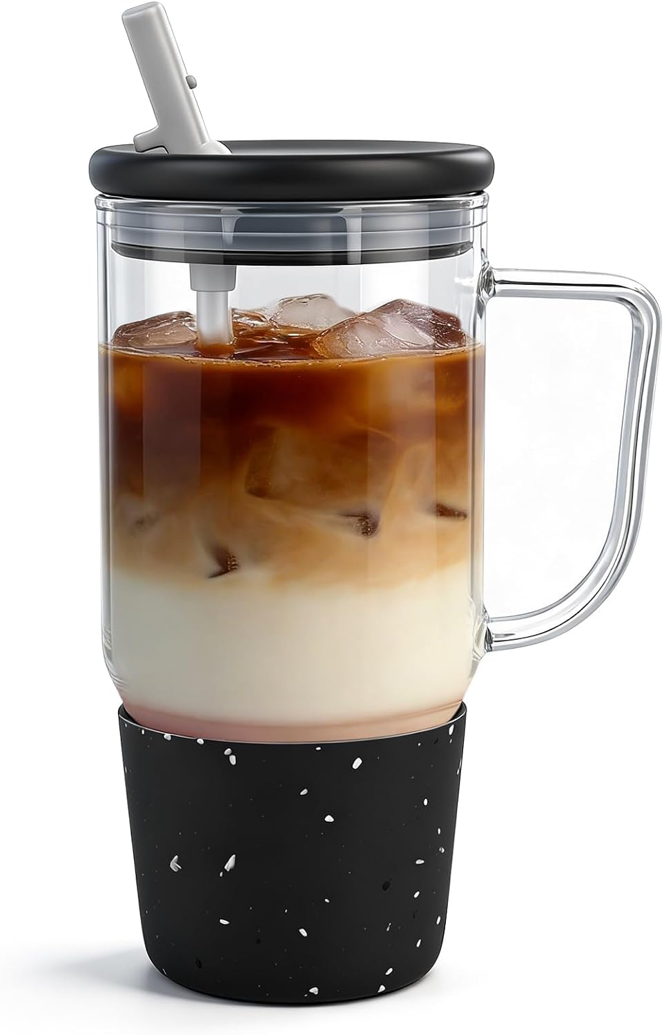 40oz Glass Tumbler with Handle - 40 oz product image 1