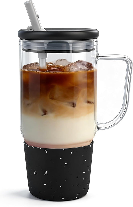 40oz Glass Tumbler with Handle - 40 oz product image 1