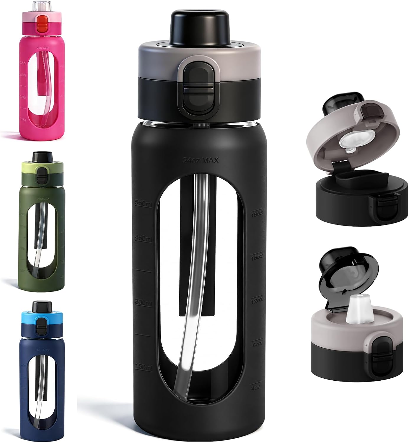 Glass Sports Water Bottle - 24 oz product image 8