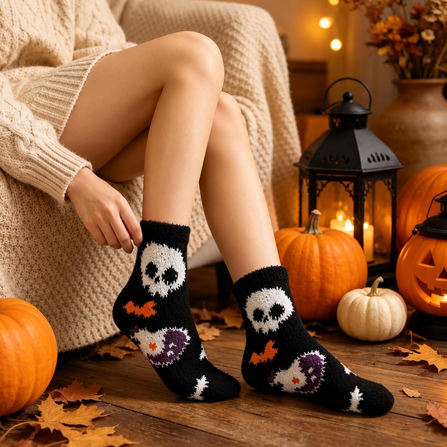 Black Halloween Boo Basket for Women - 12 Piece - image 7