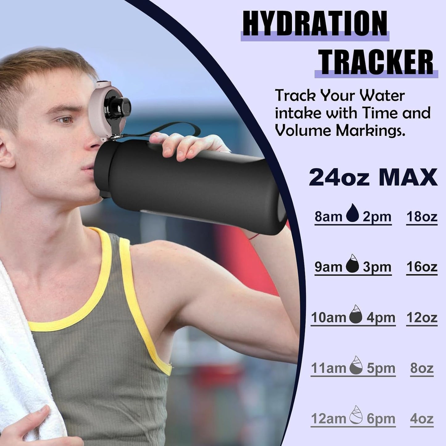 Glass Sports Water Bottle - 40 oz product image 6