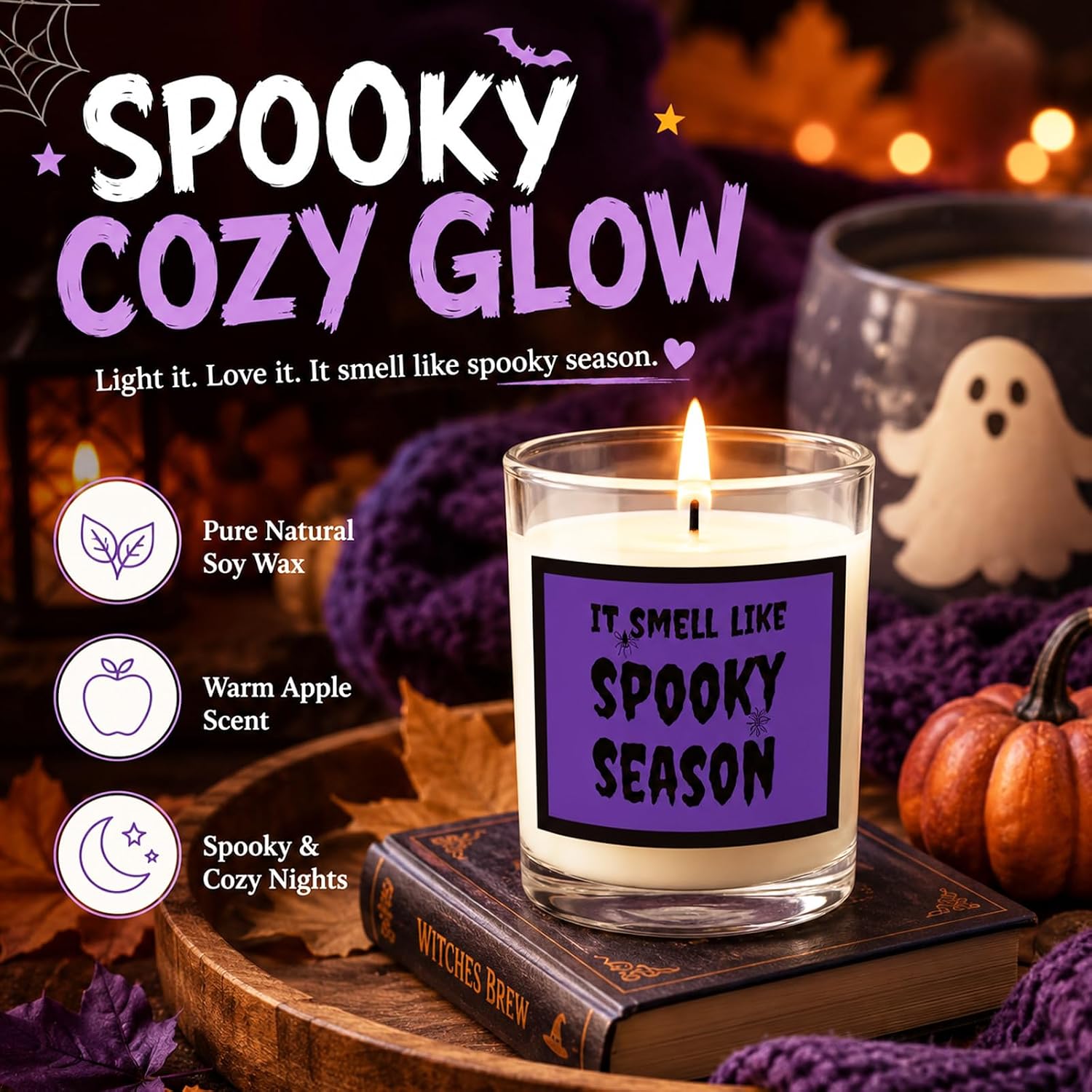 Purple Halloween Self-Care Boo Basket - image 4