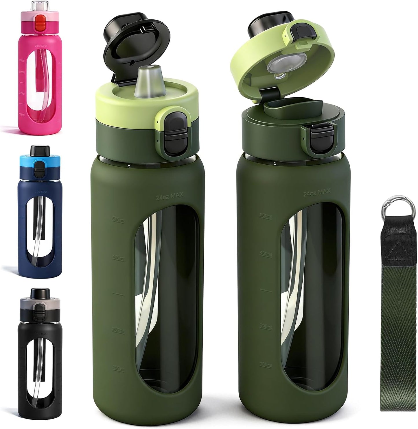Glass Sports Water Bottle - 24 oz product image 9
