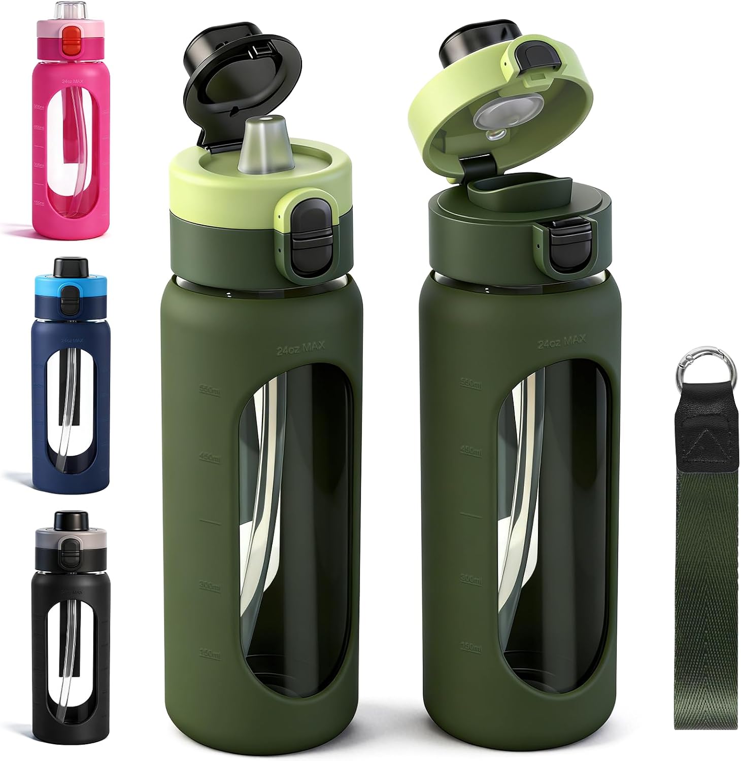 Glass Sports Water Bottle - 24 oz product image 9