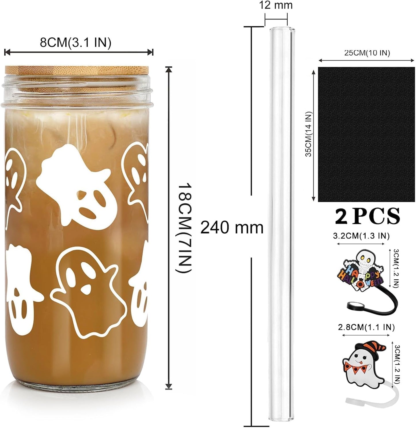Halloween Can Glass - 24 oz product image 2