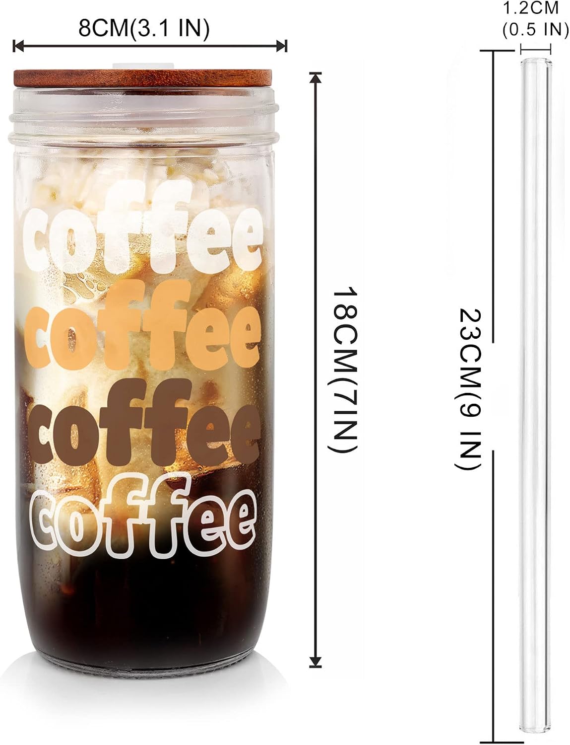 Bamboo Mason Jar - 24 oz product image 9