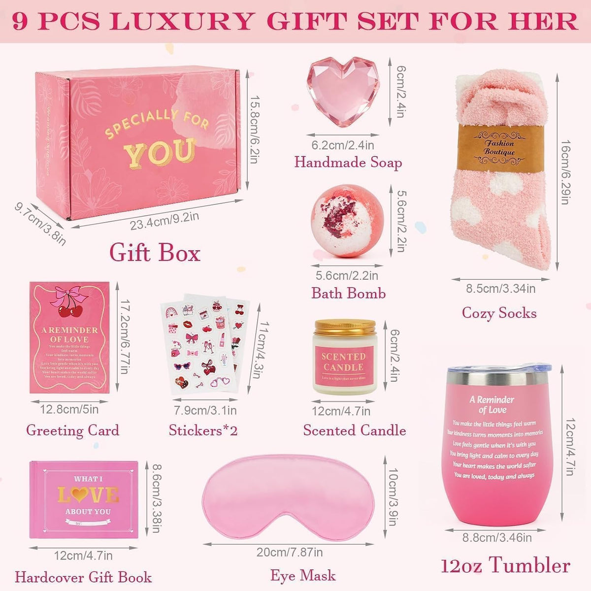 Pink Self-Care Gift Box with Insulated Tumbler - product image 2