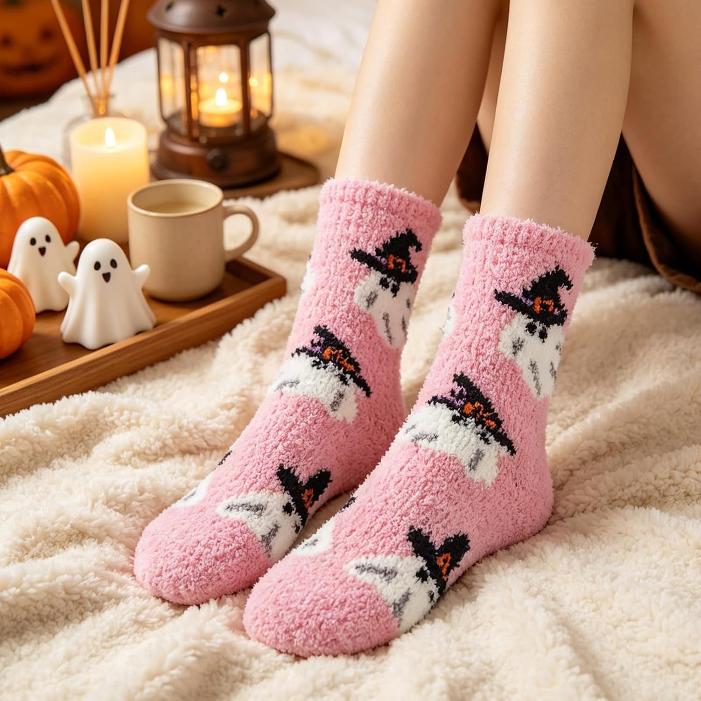 Pink Halloween Boo Basket for Women - 12 Piece - image 7