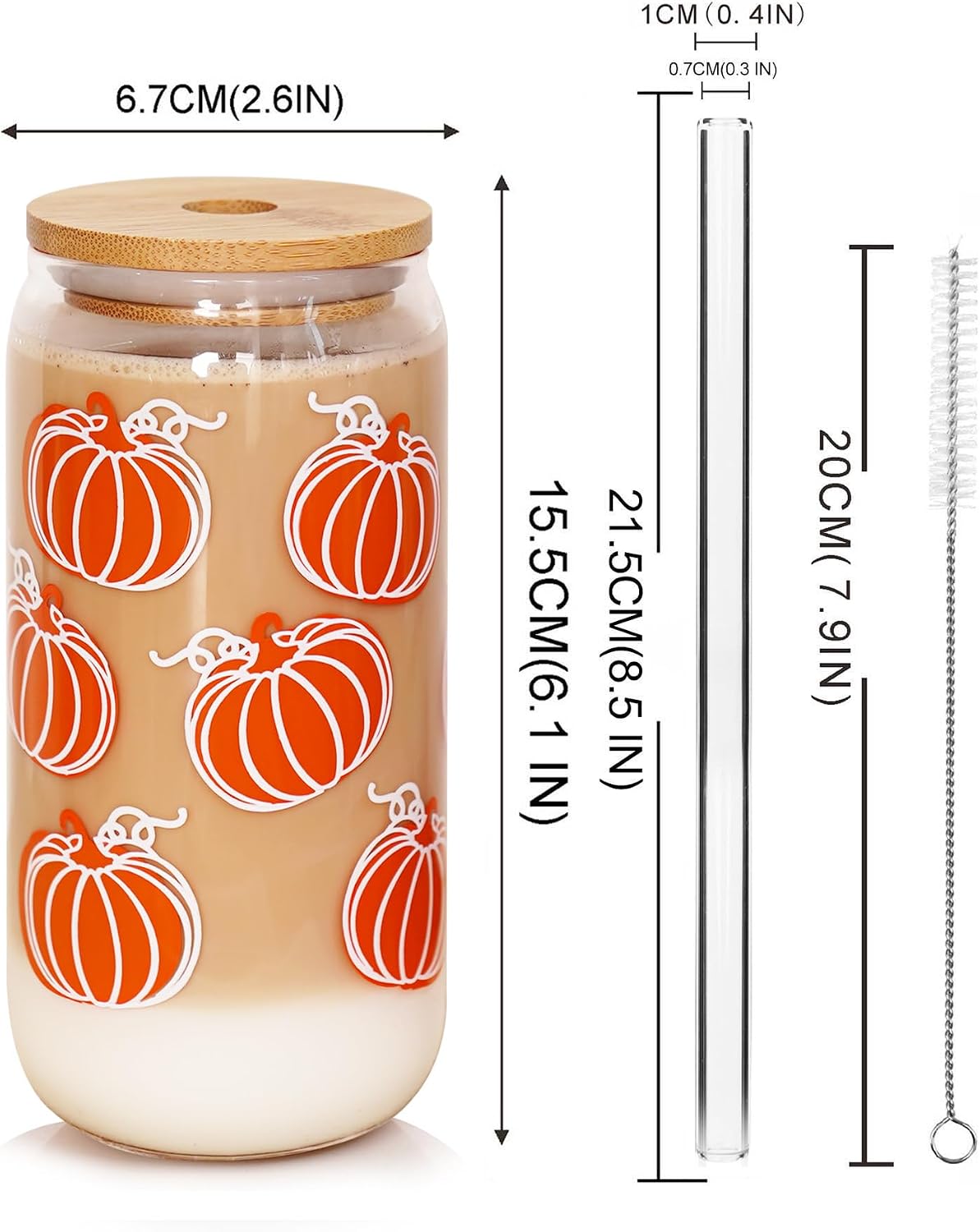Fall Can Glass - 18 oz product image 2