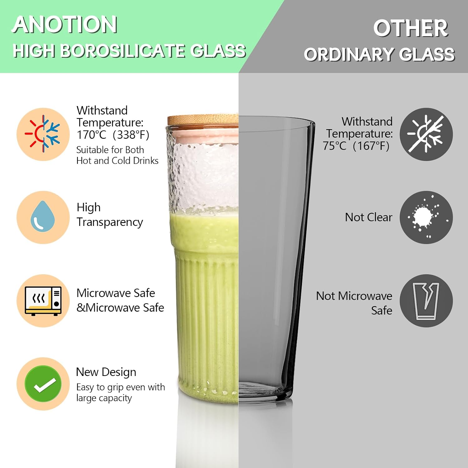 Bamboo Mason Jar - 22 oz product image 7