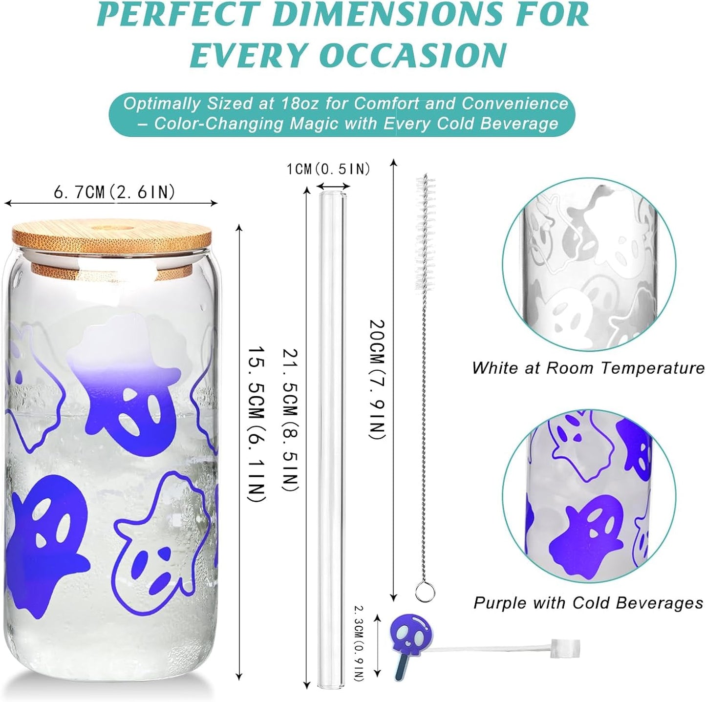 Halloween Can Glass - 18 oz product image 6