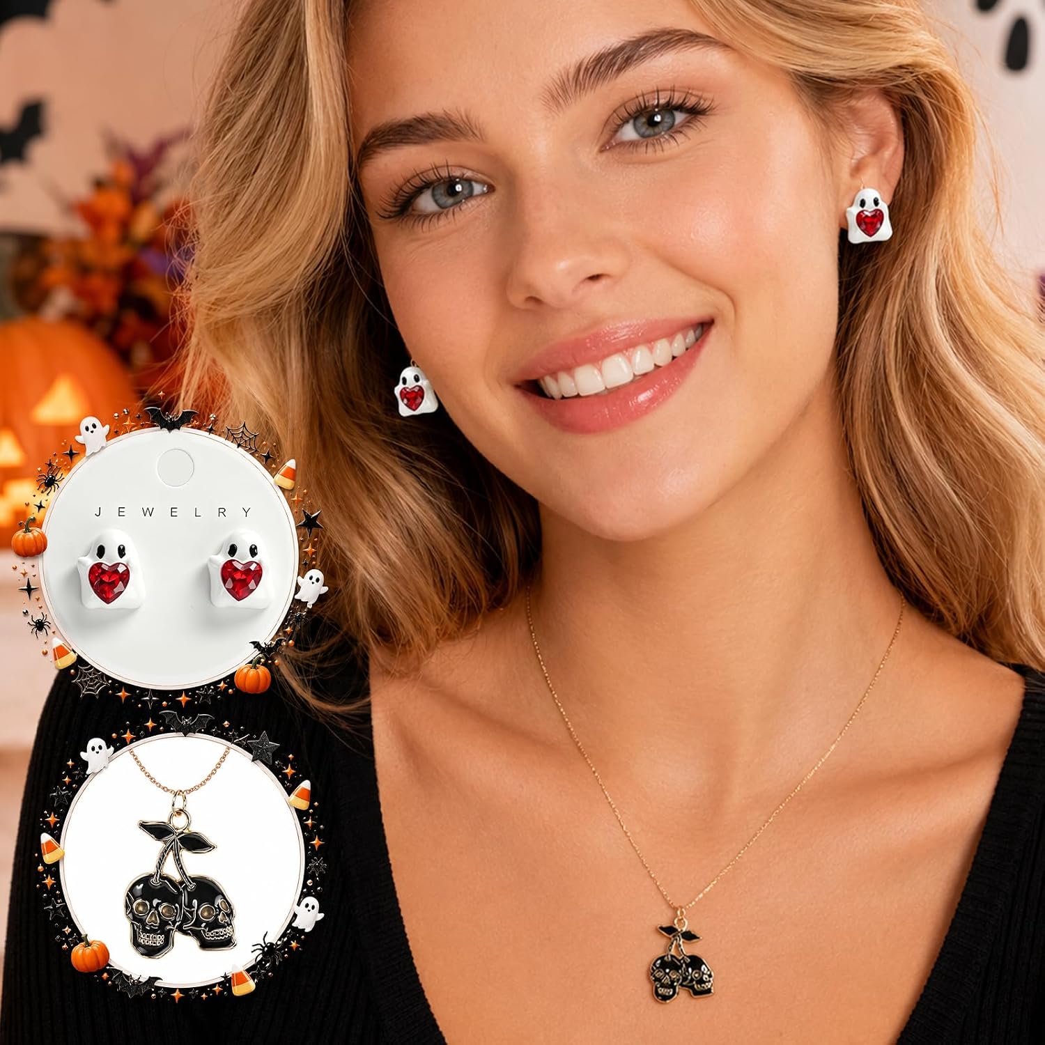 Purple Halloween Boo Basket for Women - 15 Piece - image 5