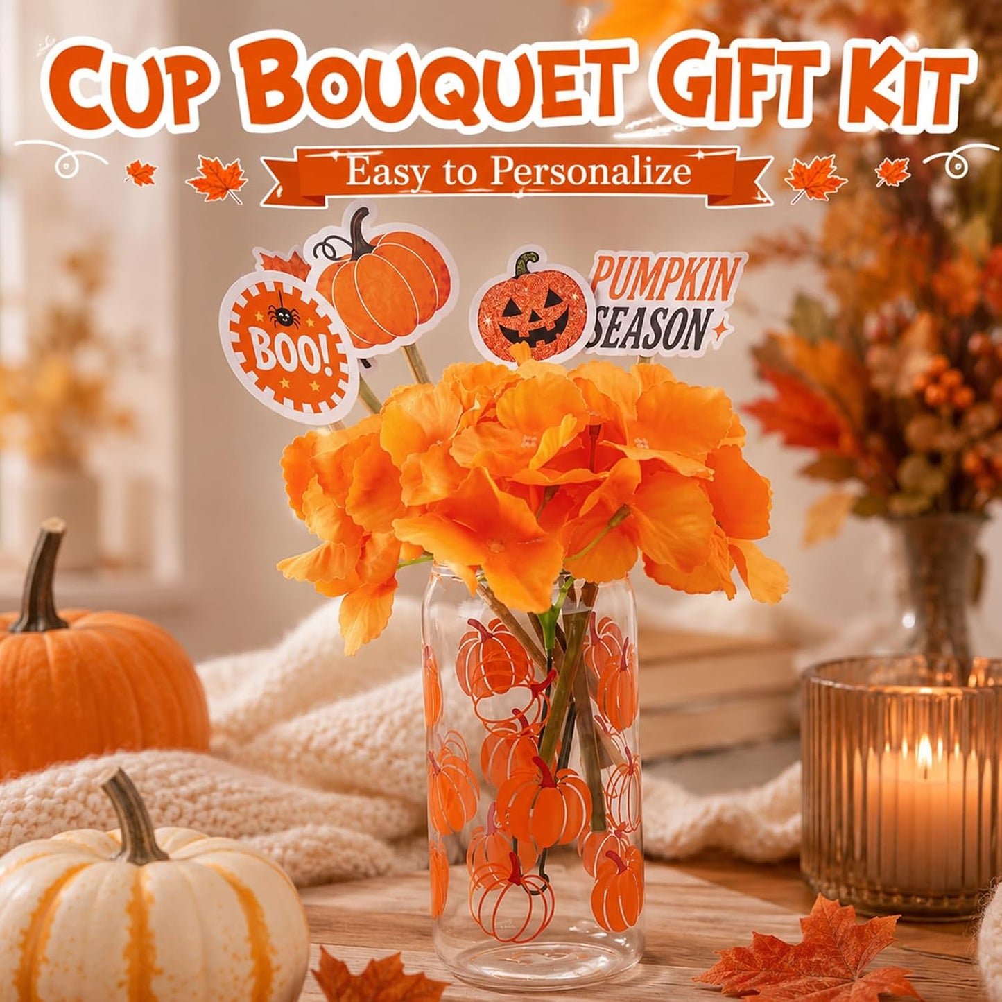 Fall Pumpkin Gift Basket for Women - image 5