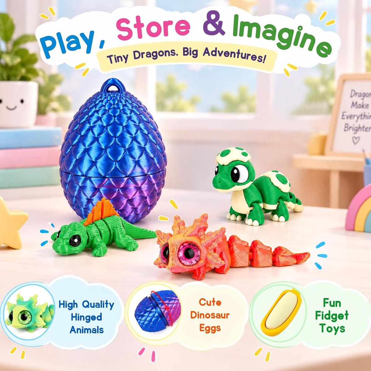 ANOTION 3D Animal and Dragon Advent Calendar - 24 Days - product view 4