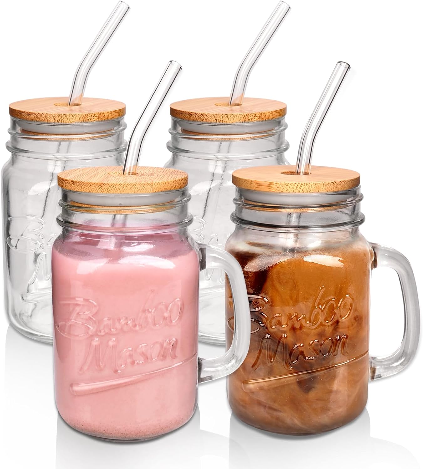 16oz Mason Jar with Handle - 16 oz product image 1