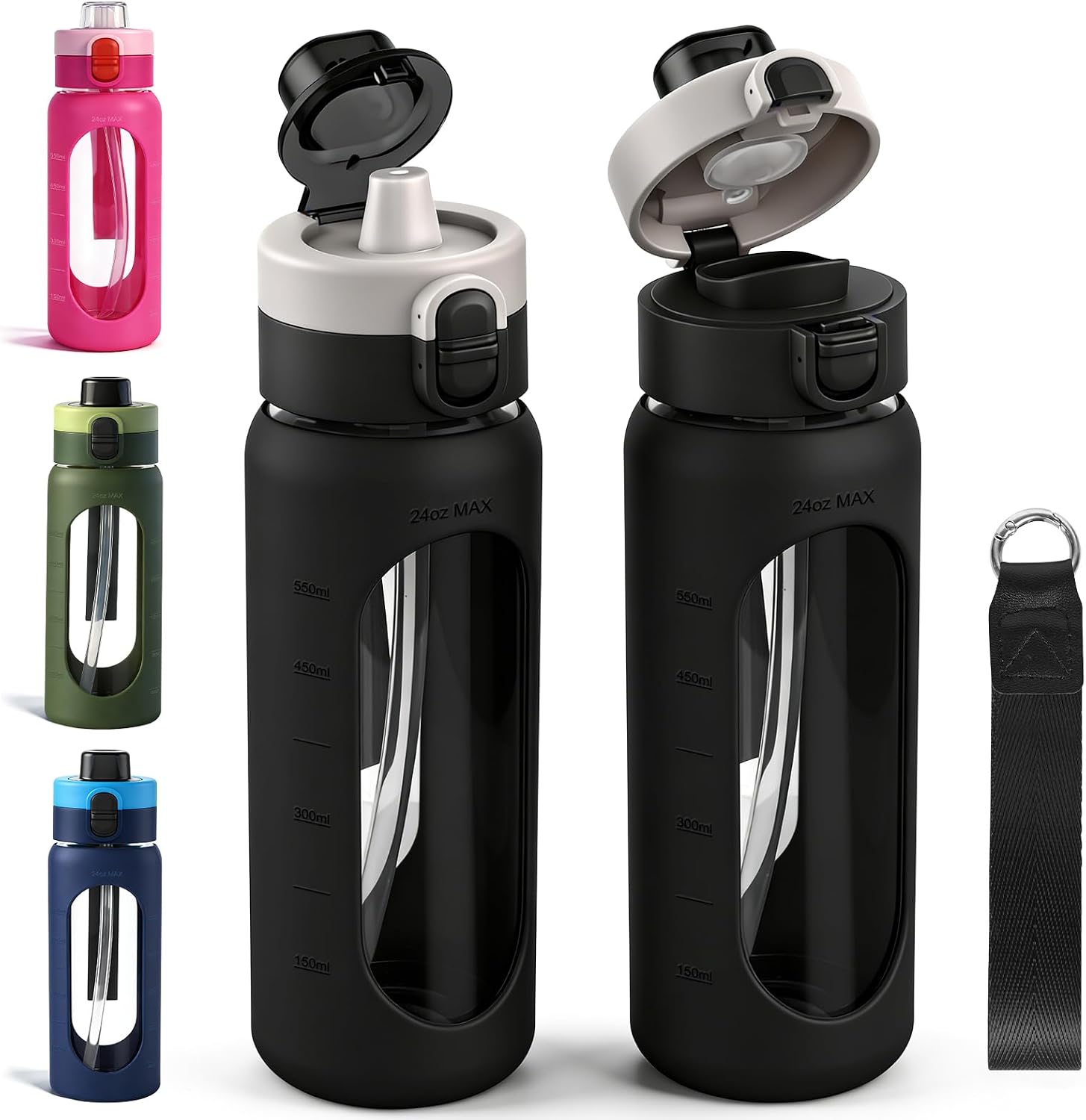 Glass Sports Water Bottle - 24 oz product image 1