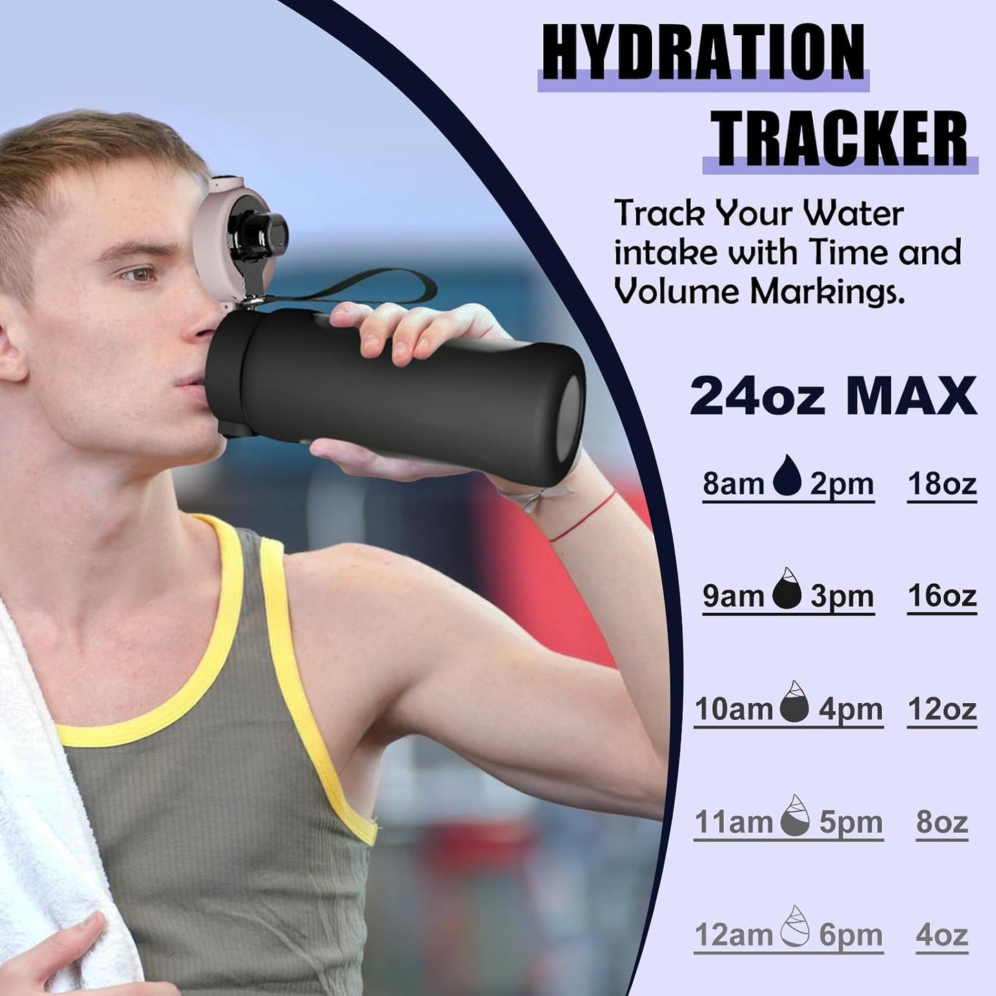 Glass Sports Water Bottle - 24 oz product image 6
