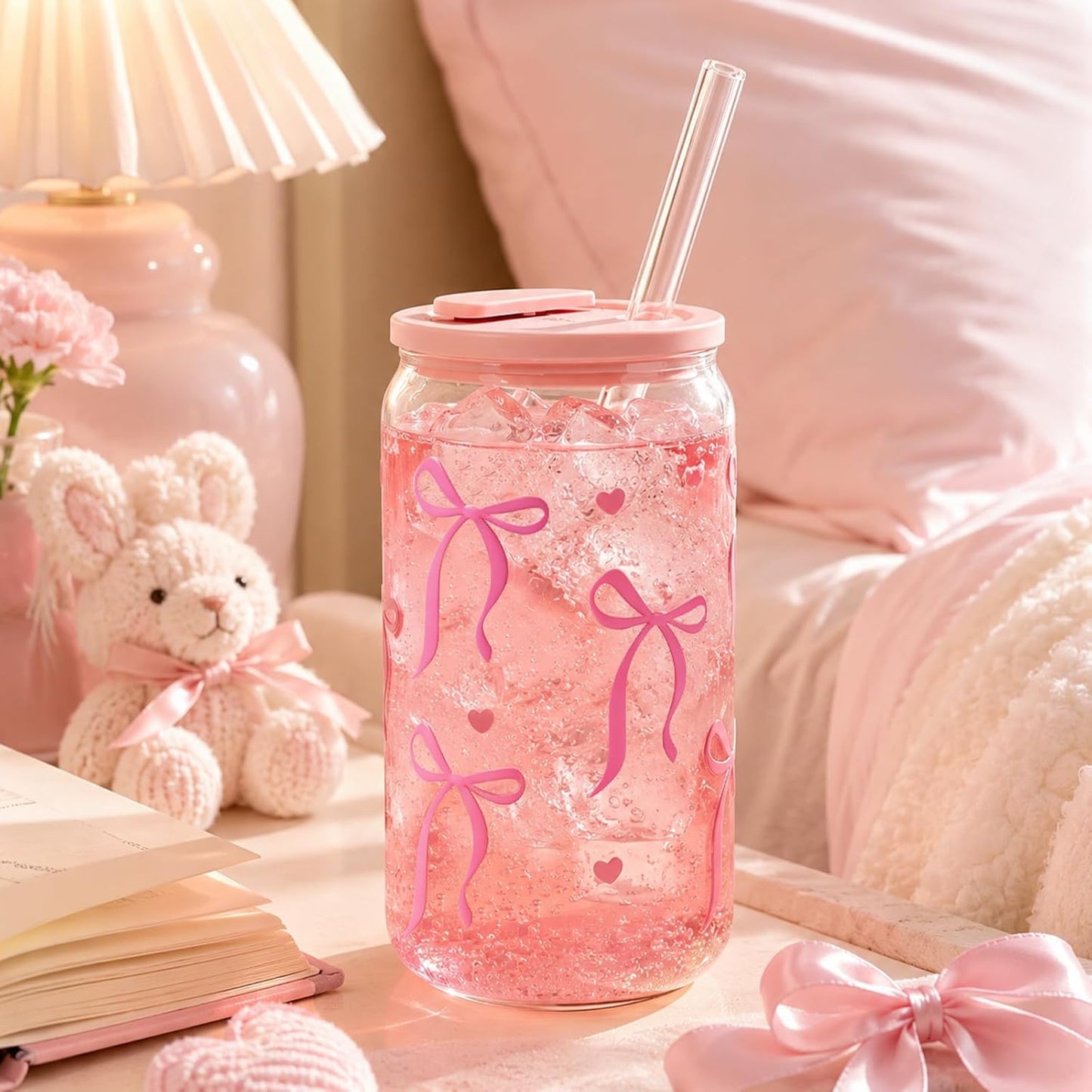 Pink Bow Self-Care Gift Basket for Women - image 4