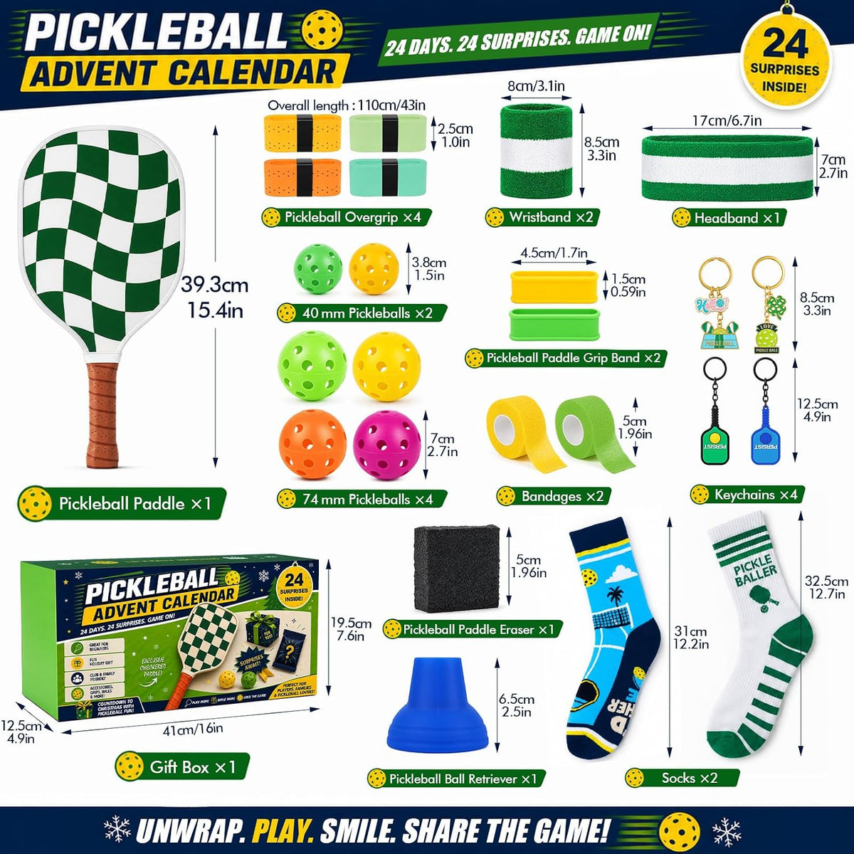 ONEHAUS Pickleball Advent Calendar - 24 Days - product view 3