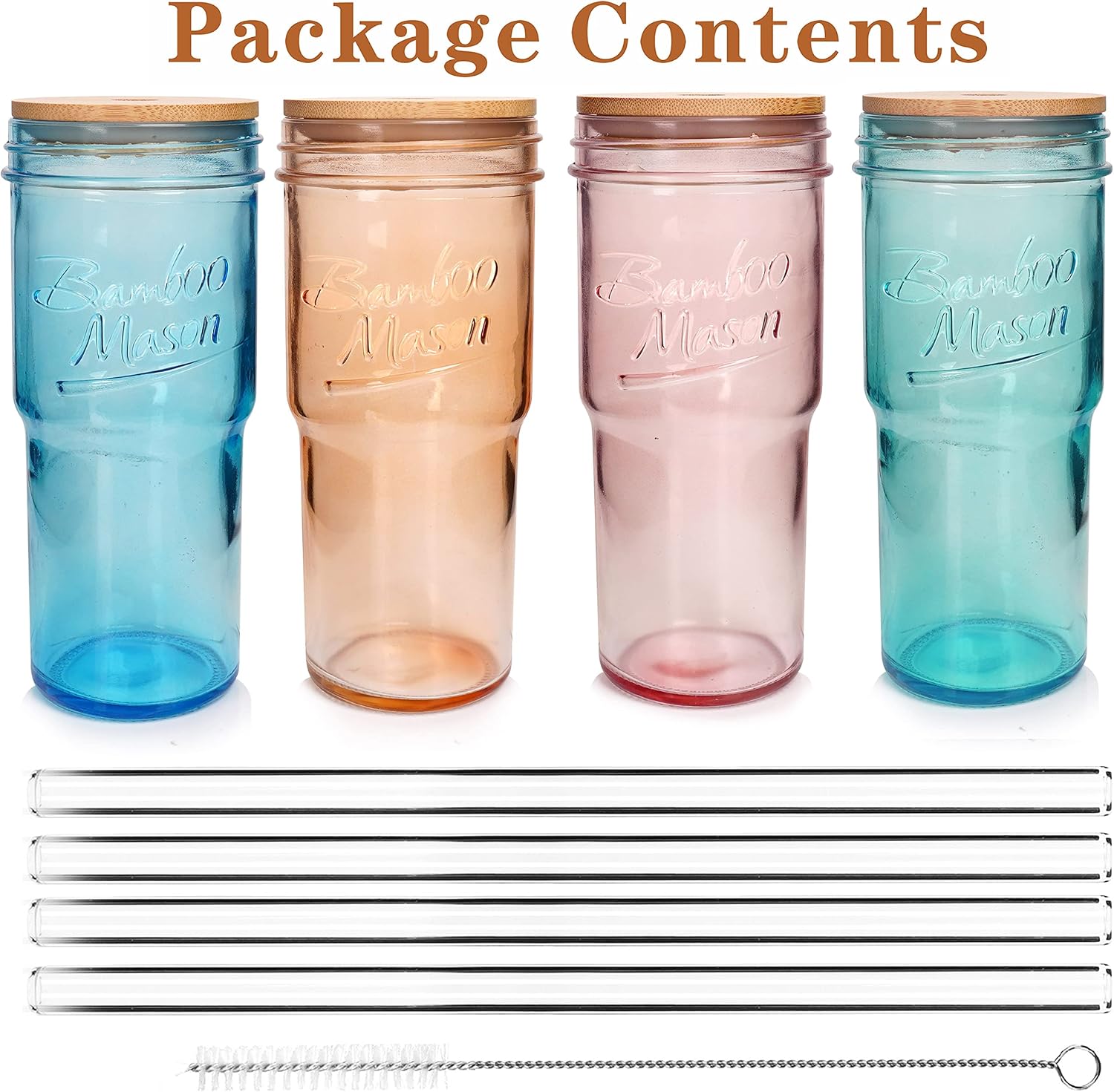 Bamboo Mason Jar - 24 oz product image 7