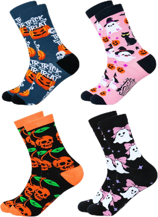 Halloween Socks Gift Set in Coffin Box - 4 Pairs - product image 1