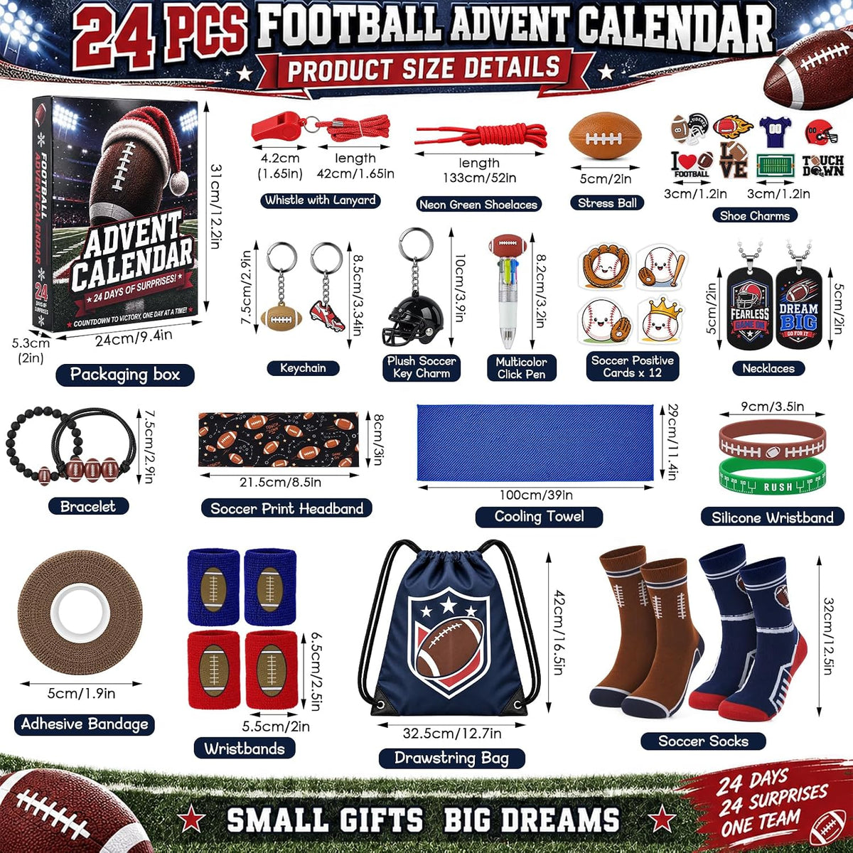 ANOTION American Football Advent Calendar - 24 Days - product view 2