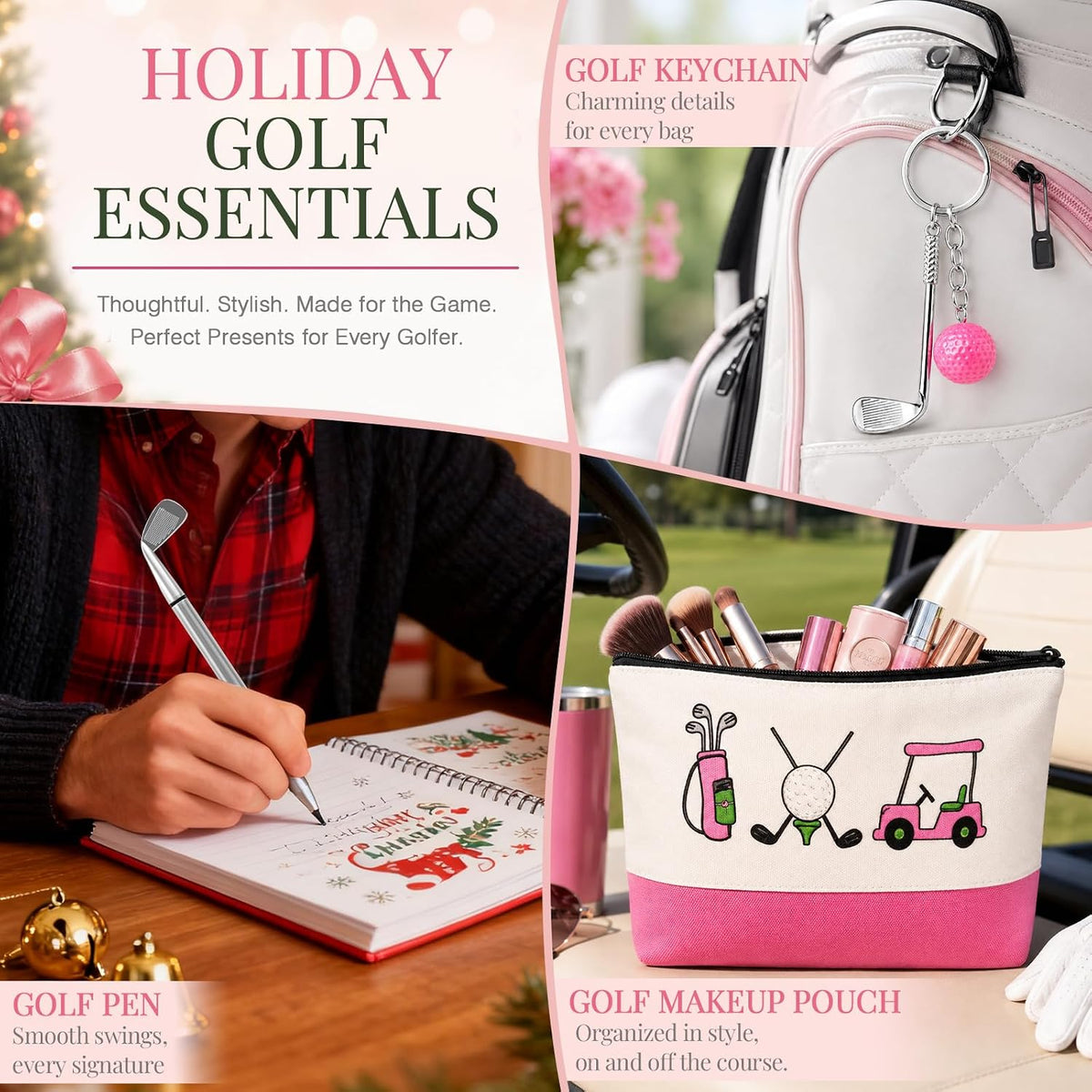 ONEHAUS Pink Golf Advent Calendar - 24 Days - product view 7