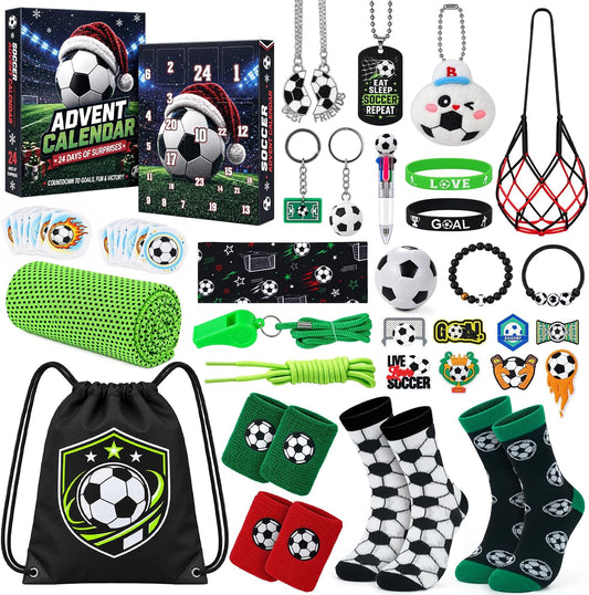 Mason Life Soccer Advent Calendar - 24 Days - set and countdown packaging