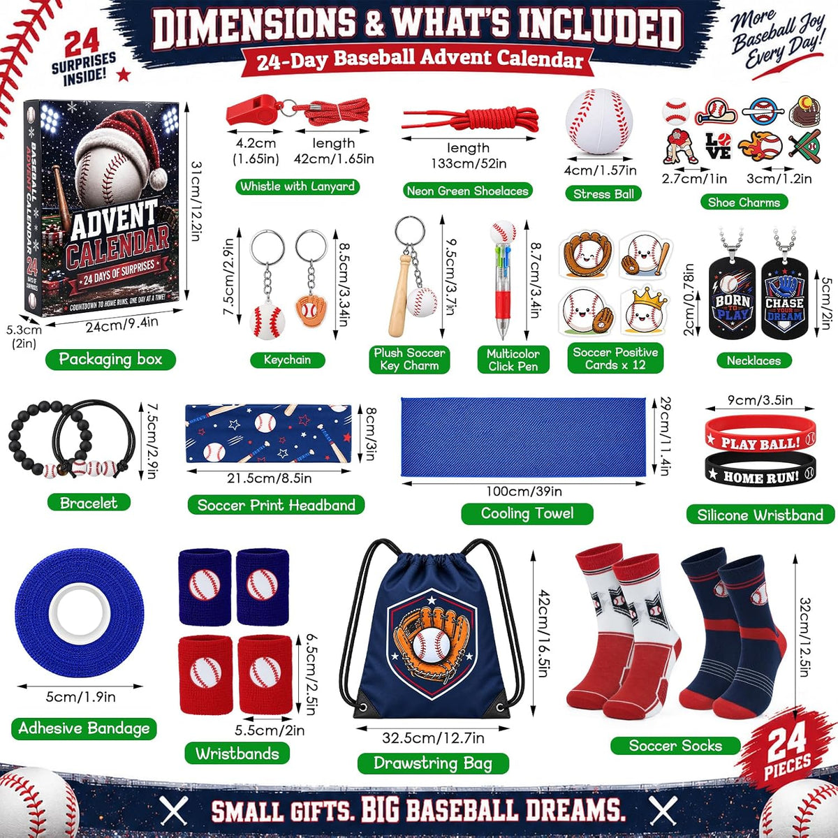 ANOTION Baseball Advent Calendar - 24 Days - product view 4