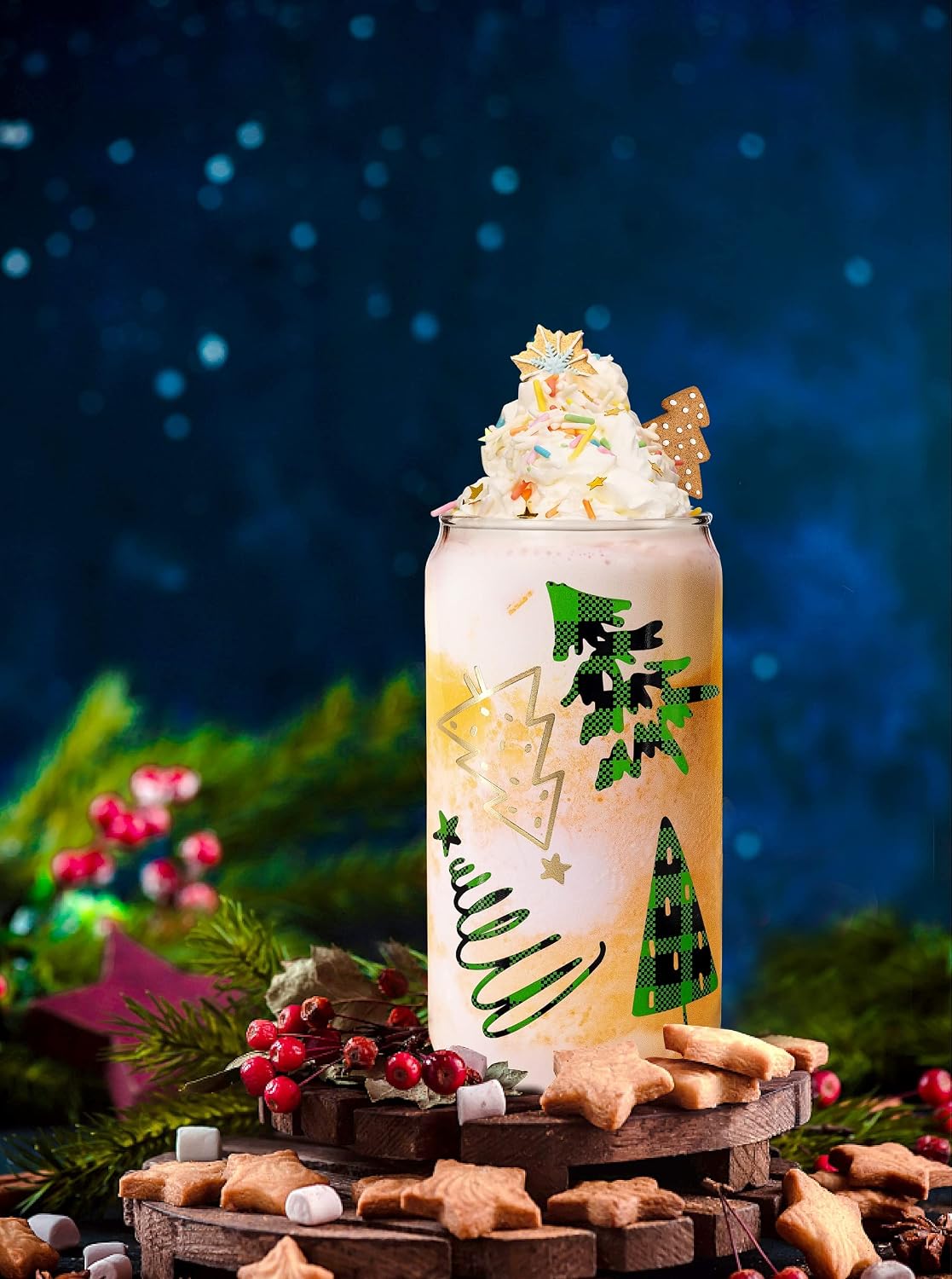 Christmas Can Glass - 18 oz product image 6