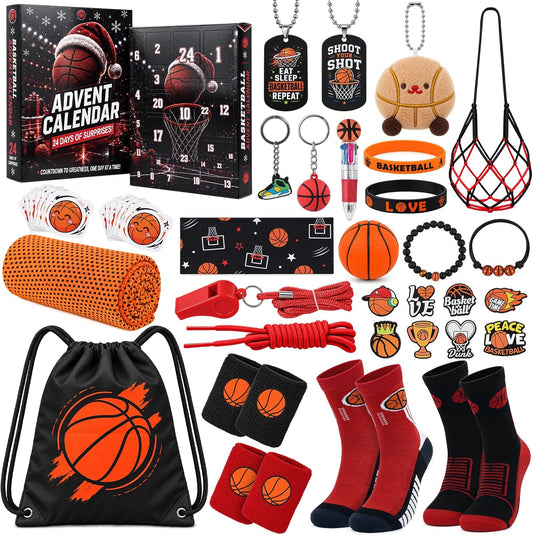 Mason Life Basketball Advent Calendar - 24 Days - set and countdown packaging