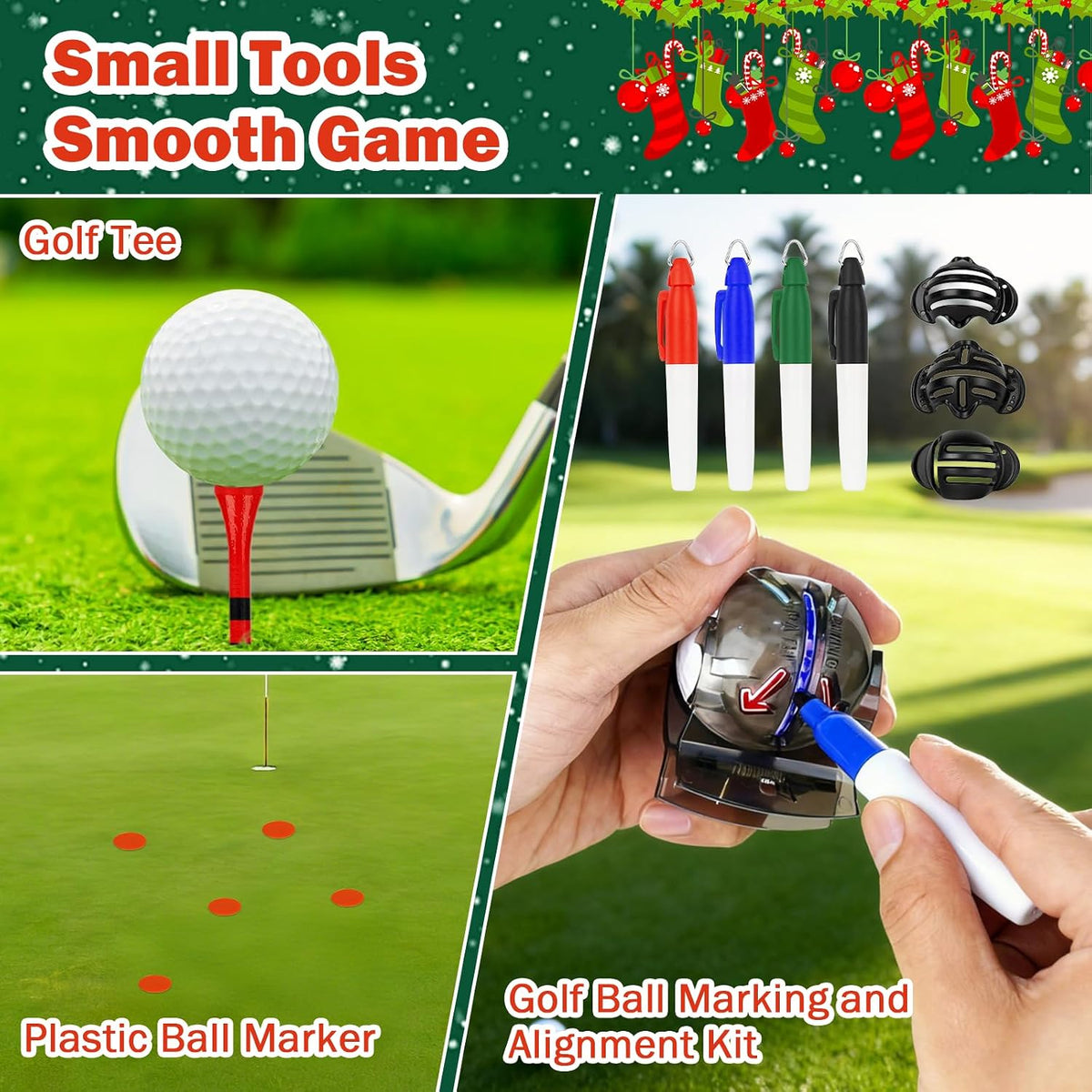 ONEHAUS Green Golf Advent Calendar - 24 Days - product view 5