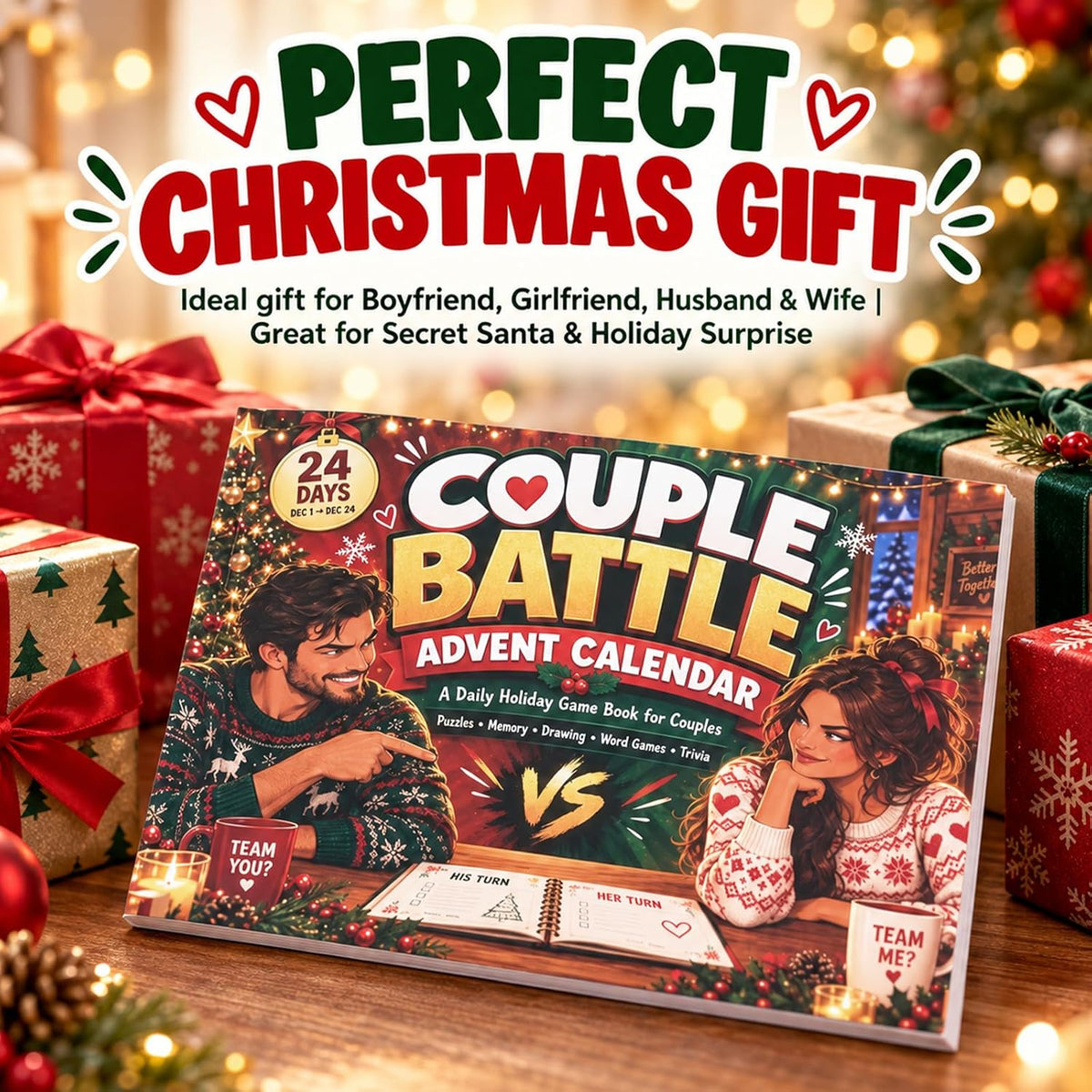 Mason Life Couples Challenge Advent Calendar - 24 Days - product view 6