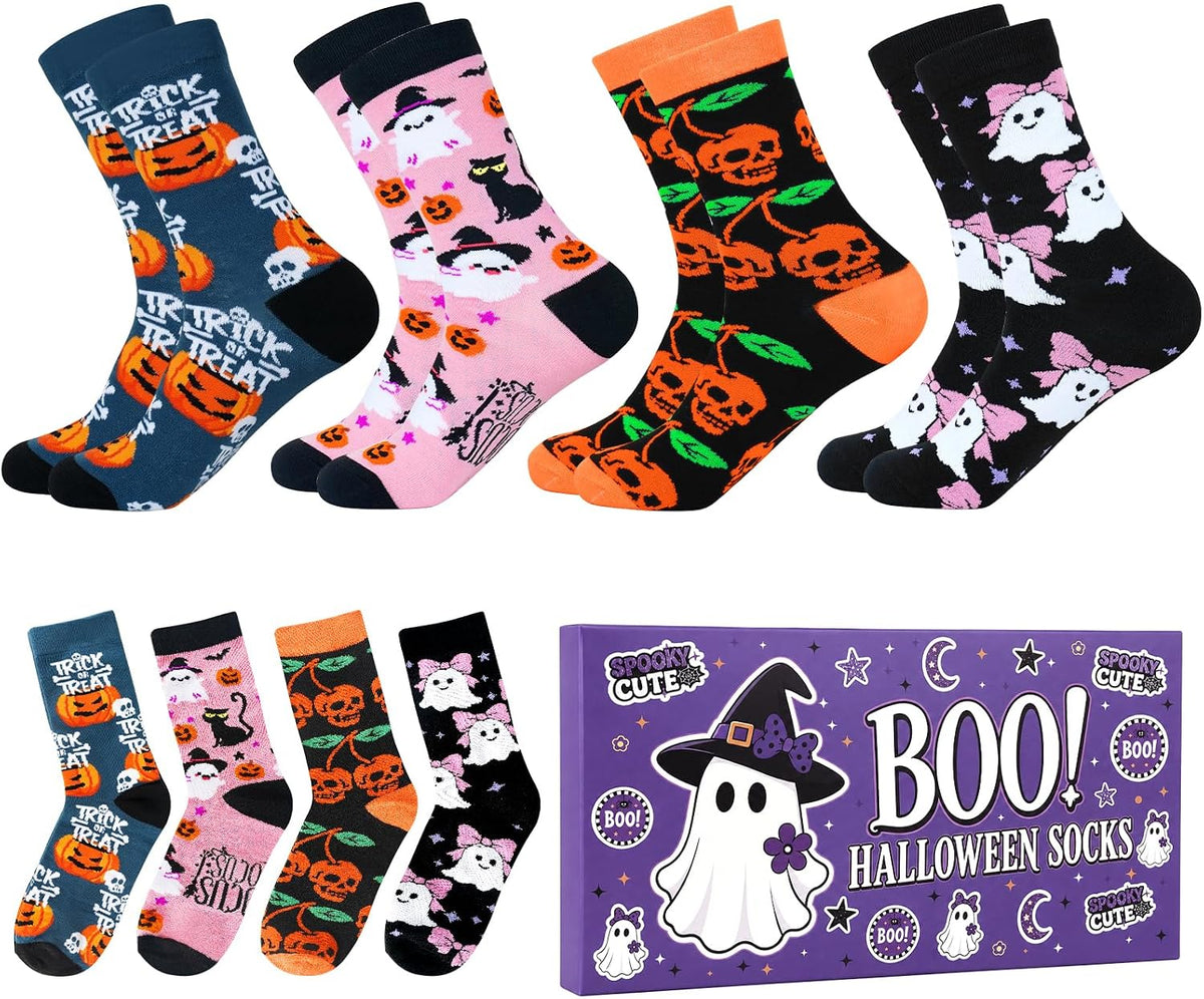 Halloween Socks Gift Set in Coffin Box - 4 Pairs - product image 8