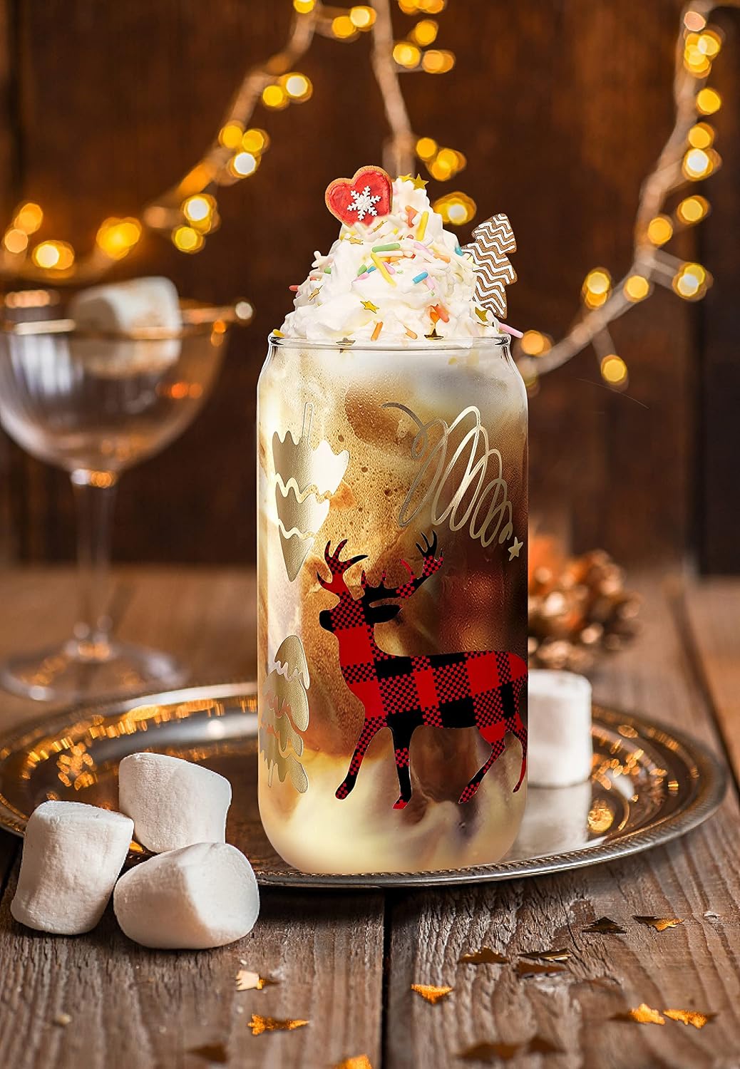 Christmas Can Glass - 18 oz product image 3