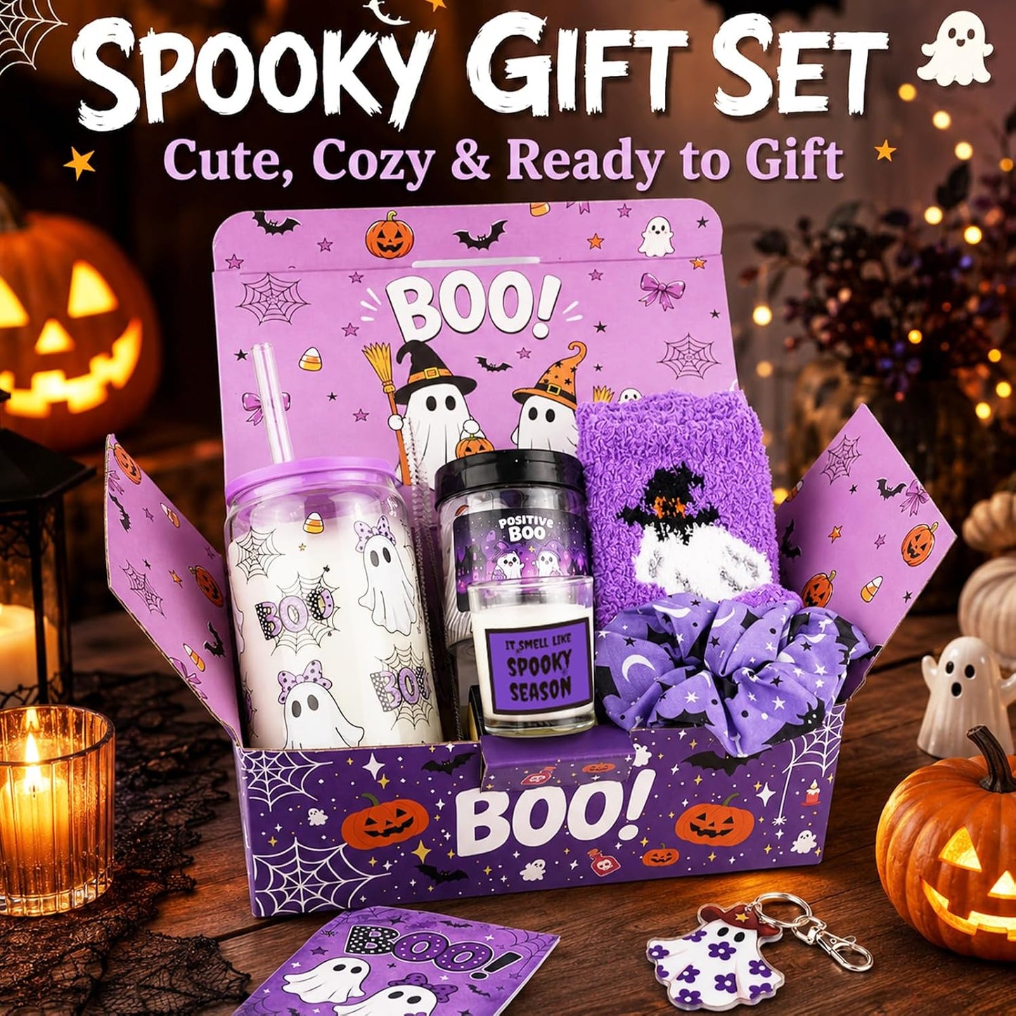 Purple Halloween Self-Care Boo Basket - image 3
