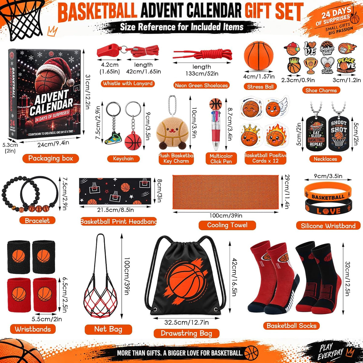Mason Life Basketball Advent Calendar - 24 Days - product view 2