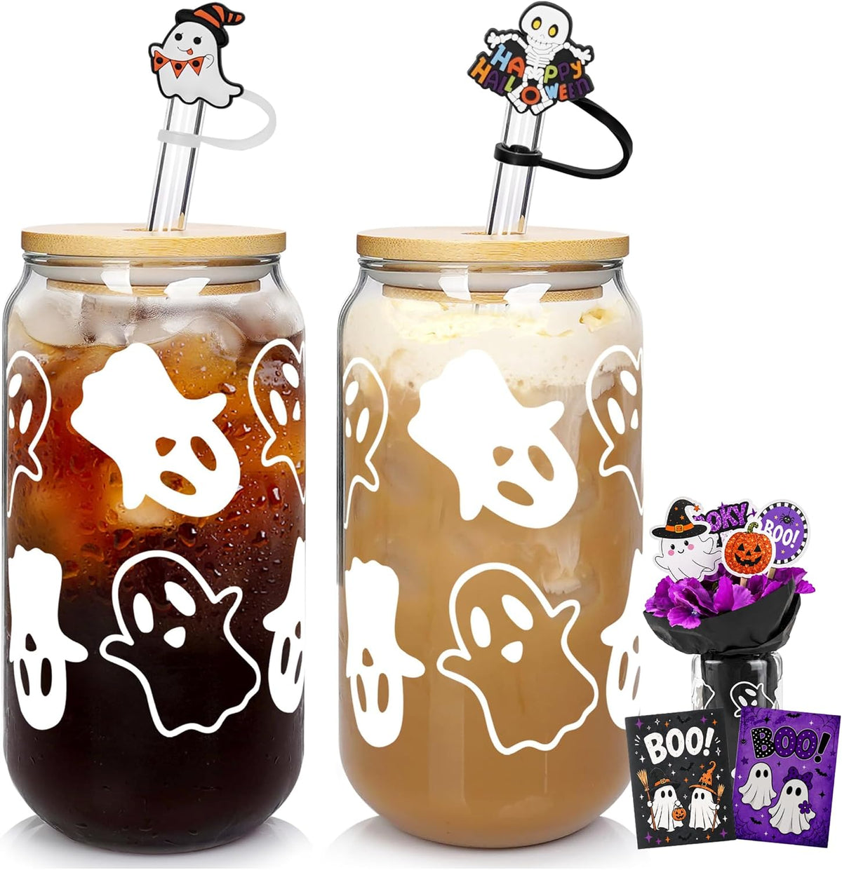 Halloween Ghost Cup Bouquet Gift Set - 2 Pack - product image 1