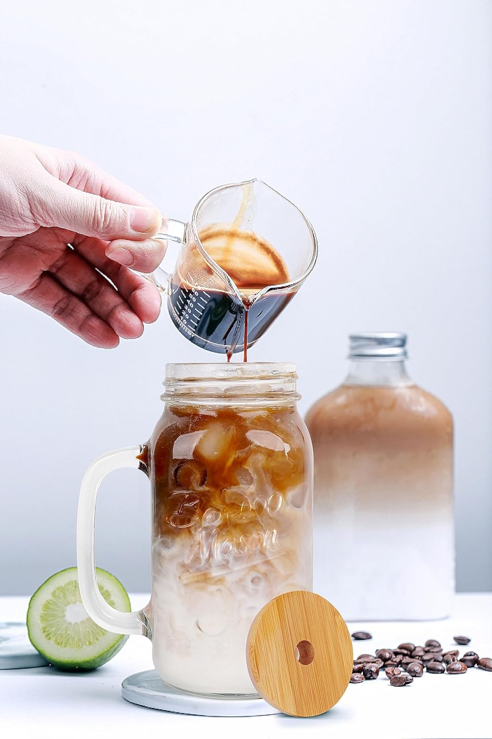24oz Mason Jar with Handle - 24 oz product image 5