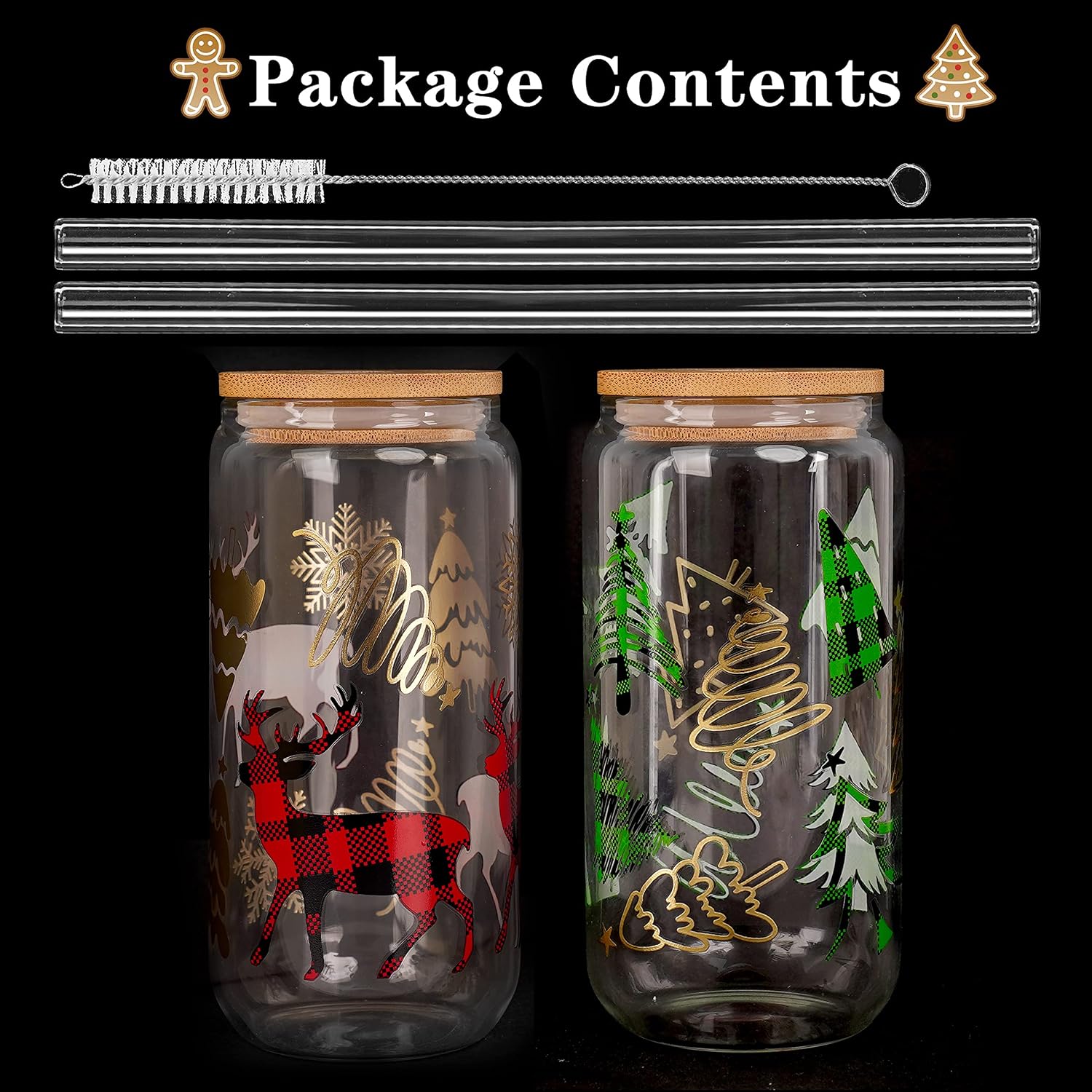 Christmas Can Glass - 18 oz product image 7