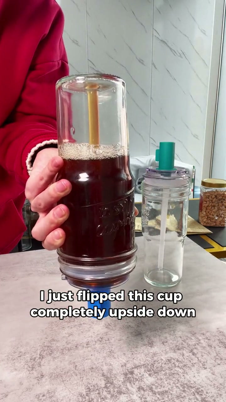 A leak-resistant lid for the morning rush